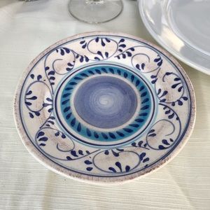 Set of six crate and barrel appetizer plates